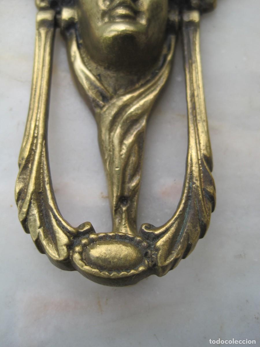 Antig&uuml;edades: ALDABA DE BRONCE - LLAMADOR DE PUERTA - Foto 3