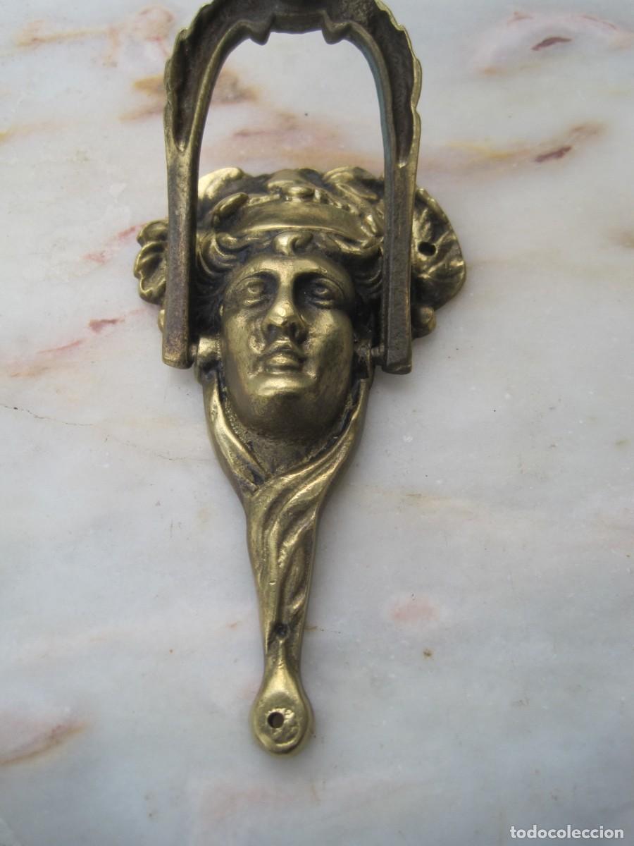Antig&uuml;edades: ALDABA DE BRONCE - LLAMADOR DE PUERTA - Foto 4