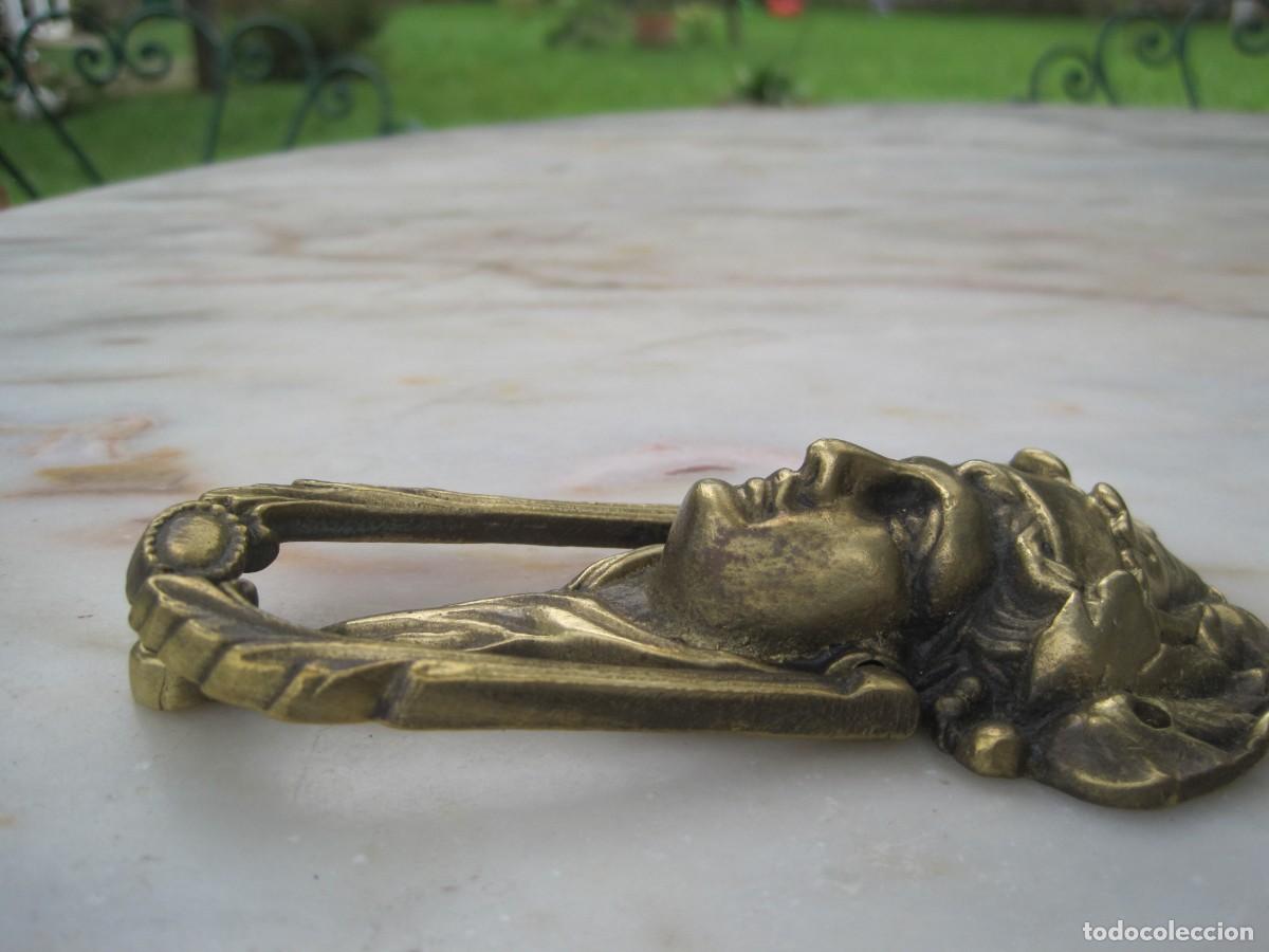 Antig&uuml;edades: ALDABA DE BRONCE - LLAMADOR DE PUERTA - Foto 7