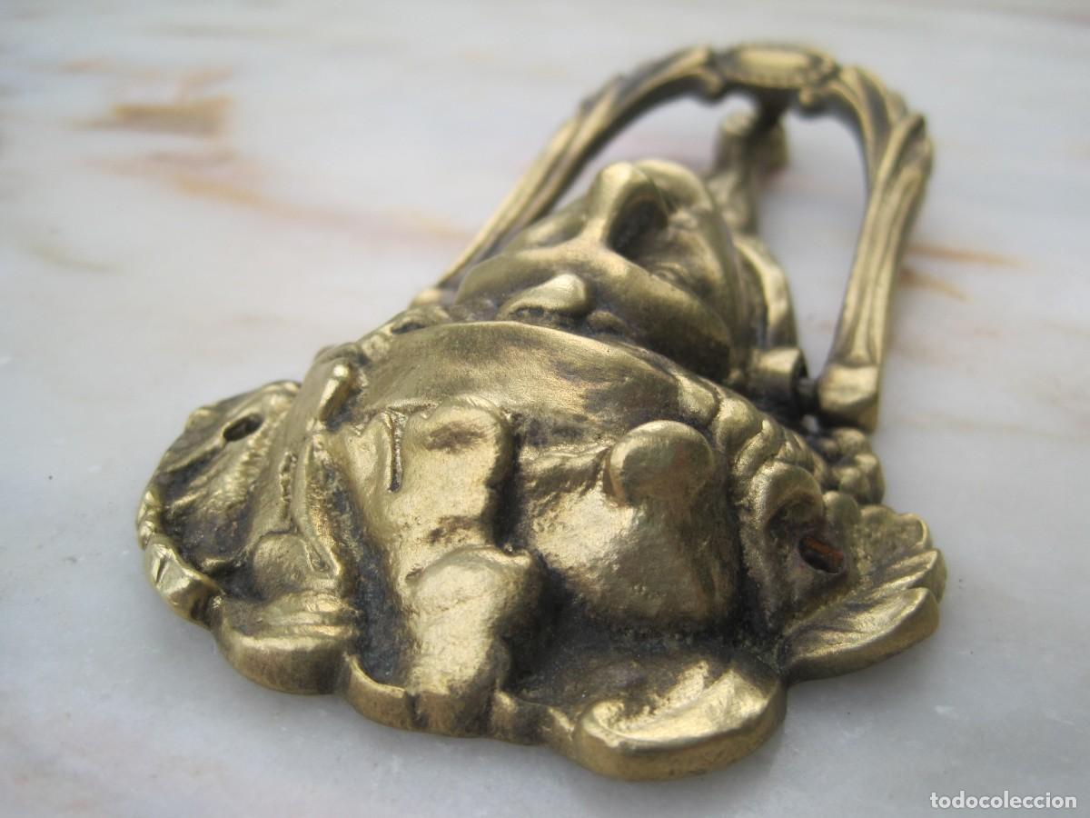 Antig&uuml;edades: ALDABA DE BRONCE - LLAMADOR DE PUERTA - Foto 9