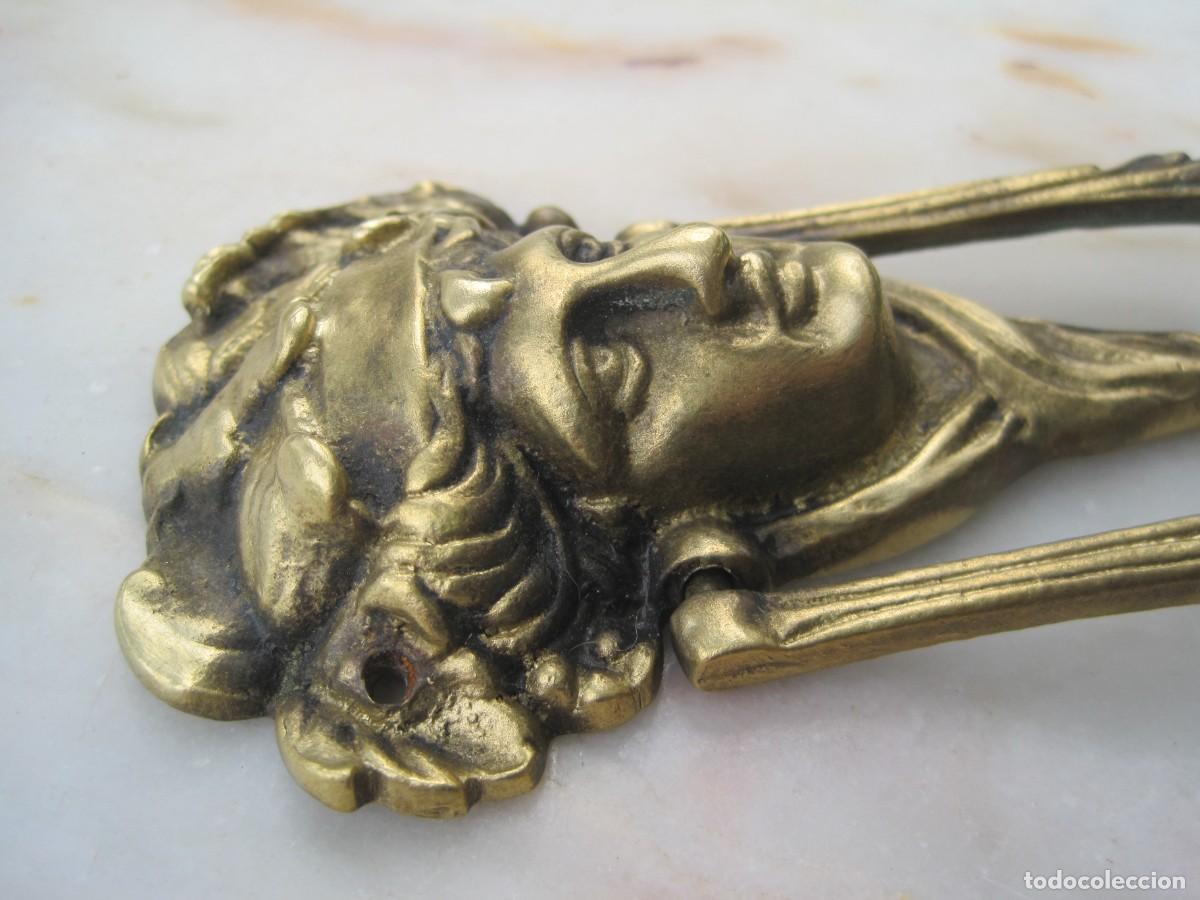 Antig&uuml;edades: ALDABA DE BRONCE - LLAMADOR DE PUERTA - Foto 10