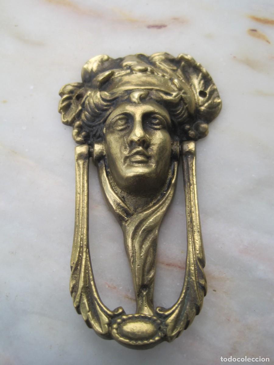 Antig&uuml;edades: ALDABA DE BRONCE - LLAMADOR DE PUERTA - Foto 11