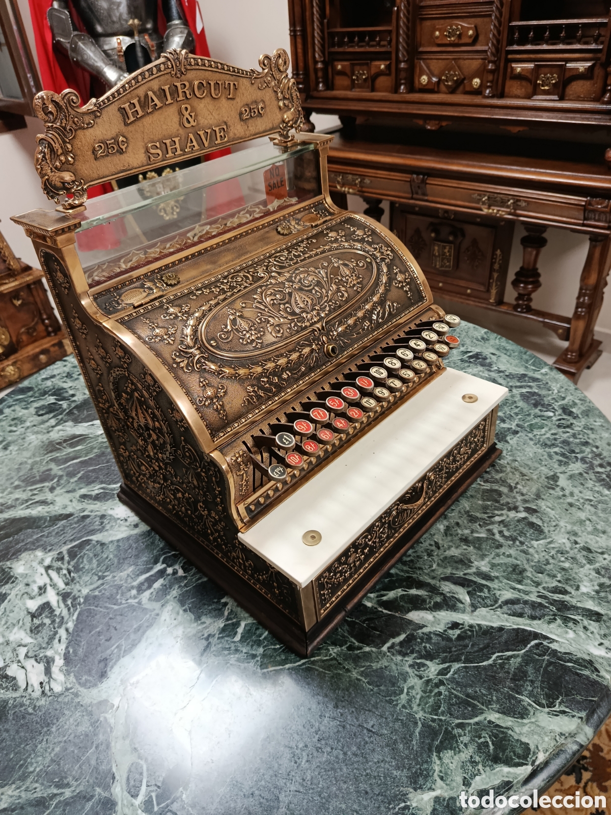 Antig&uuml;edades: Maquina registradora nat&iacute;onal - Foto 3