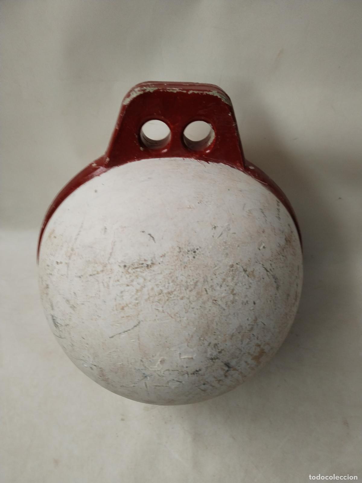 Antig&uuml;edades: boya nautica antigua de aluminio - Foto 2