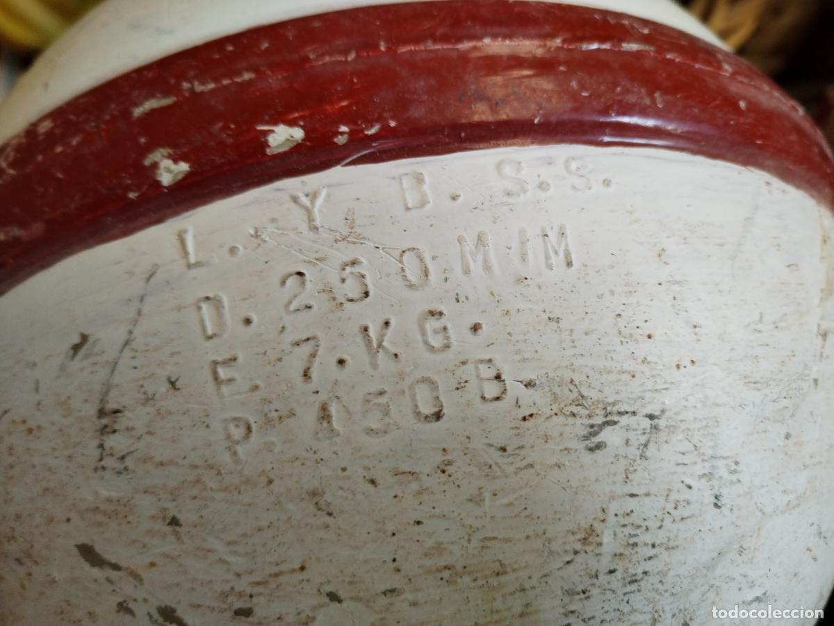 Antig&uuml;edades: boya nautica antigua de aluminio - Foto 8