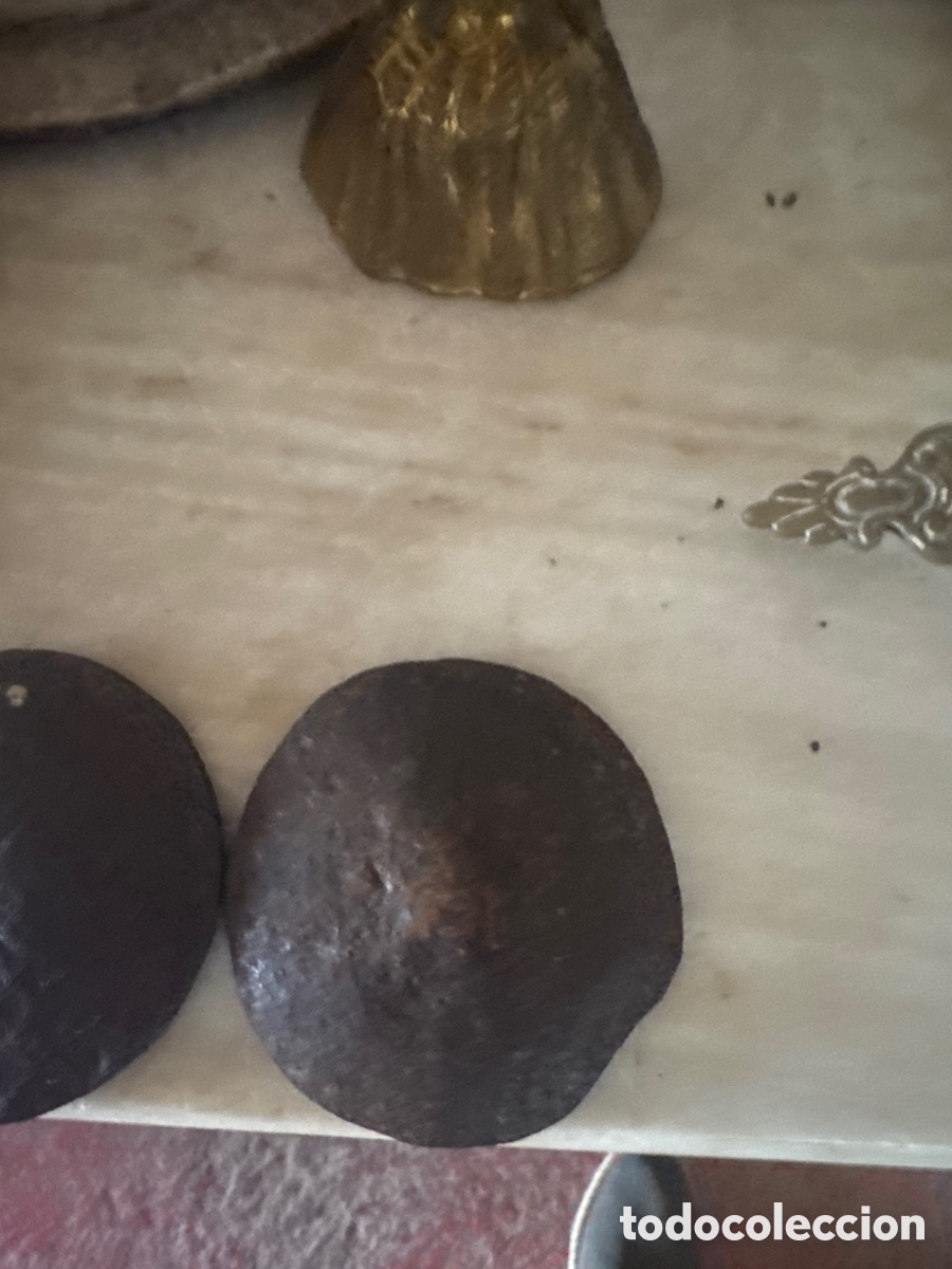 Antig&uuml;edades: Pareja de juego de tejos - Foto 3