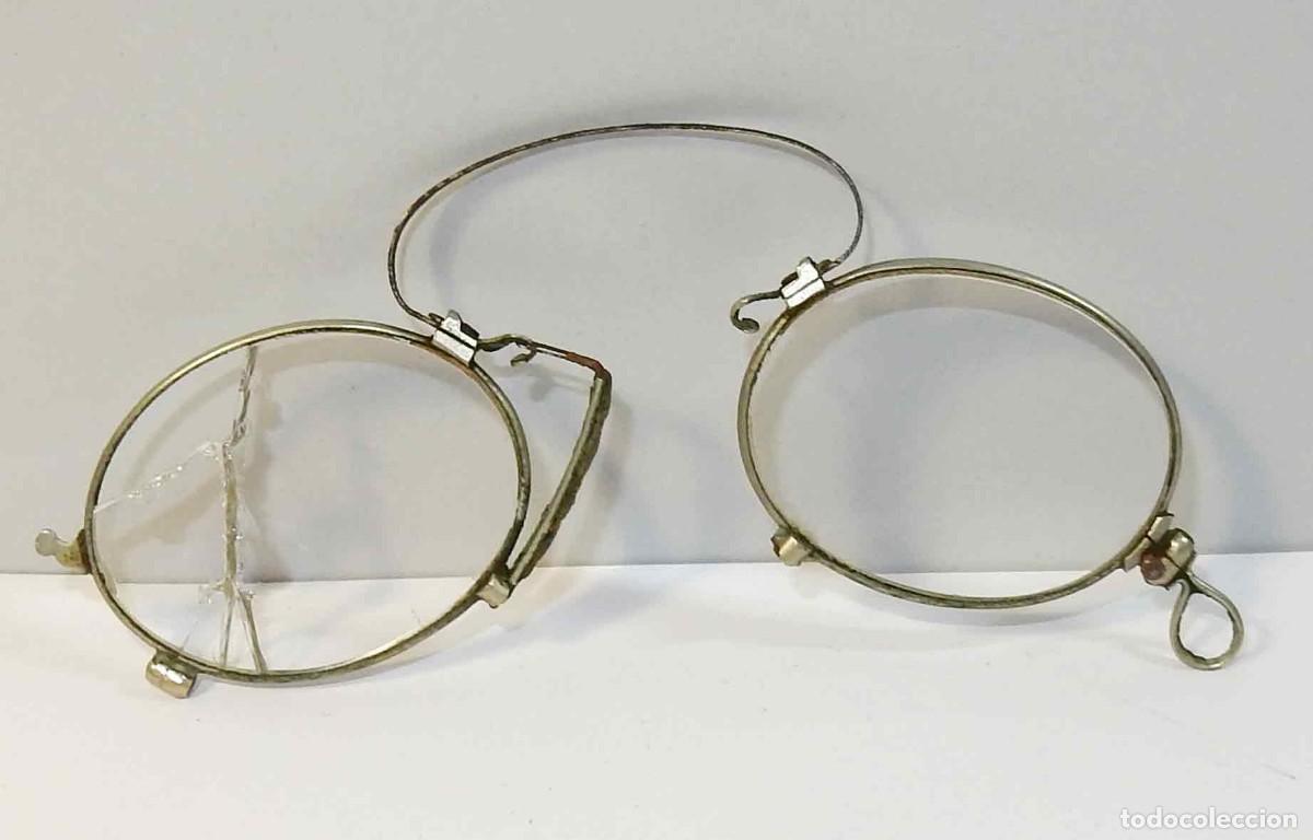 Antig&uuml;edades: Gafas antiguas - con funda - c 1920/30 - Foto 1