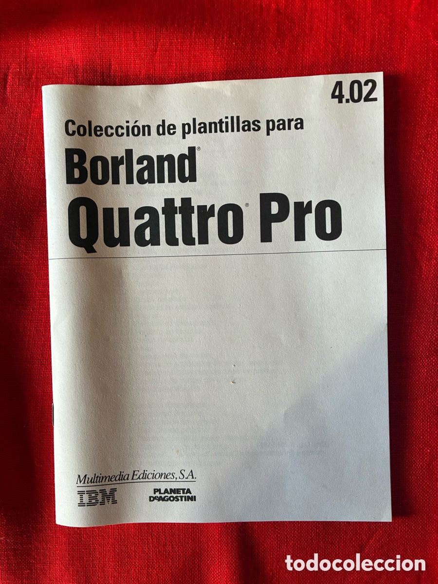 Antig&uuml;edades: Borland quattro pro 4.2 - Foto 5