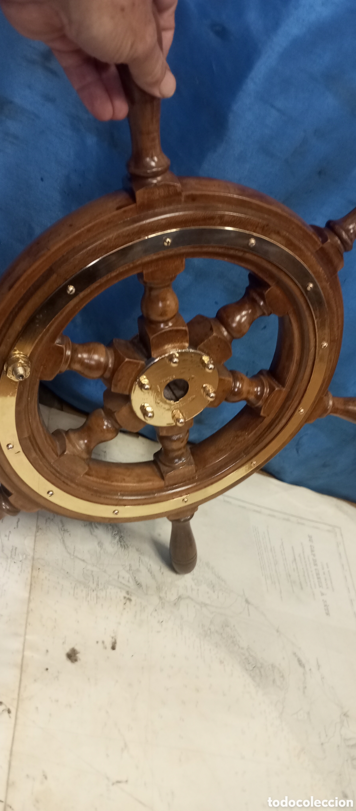Antig&uuml;edades: Rueda de tim&oacute;n, Tim&oacute;n de barco, Rueda de gobierno - Foto 10