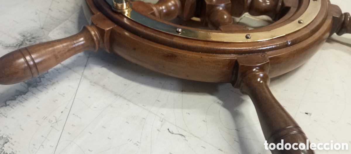 Antig&uuml;edades: Rueda de tim&oacute;n, Tim&oacute;n de barco, Rueda de gobierno - Foto 11