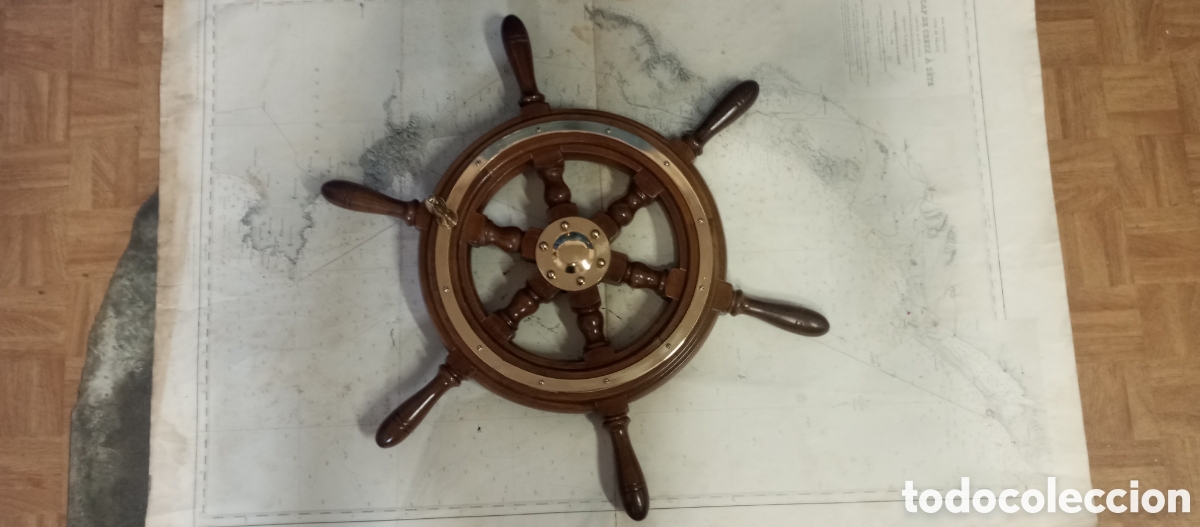 Antig&uuml;edades: Rueda de tim&oacute;n, Tim&oacute;n de barco, Rueda de gobierno - Foto 12