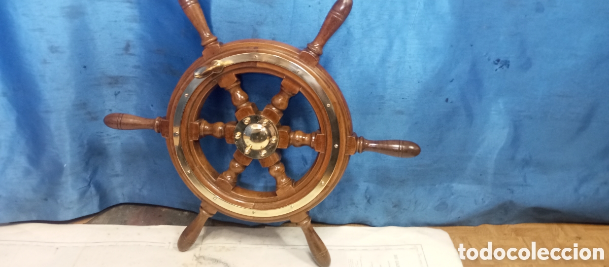 Antig&uuml;edades: Rueda de tim&oacute;n, Tim&oacute;n de barco, Rueda de gobierno - Foto 16