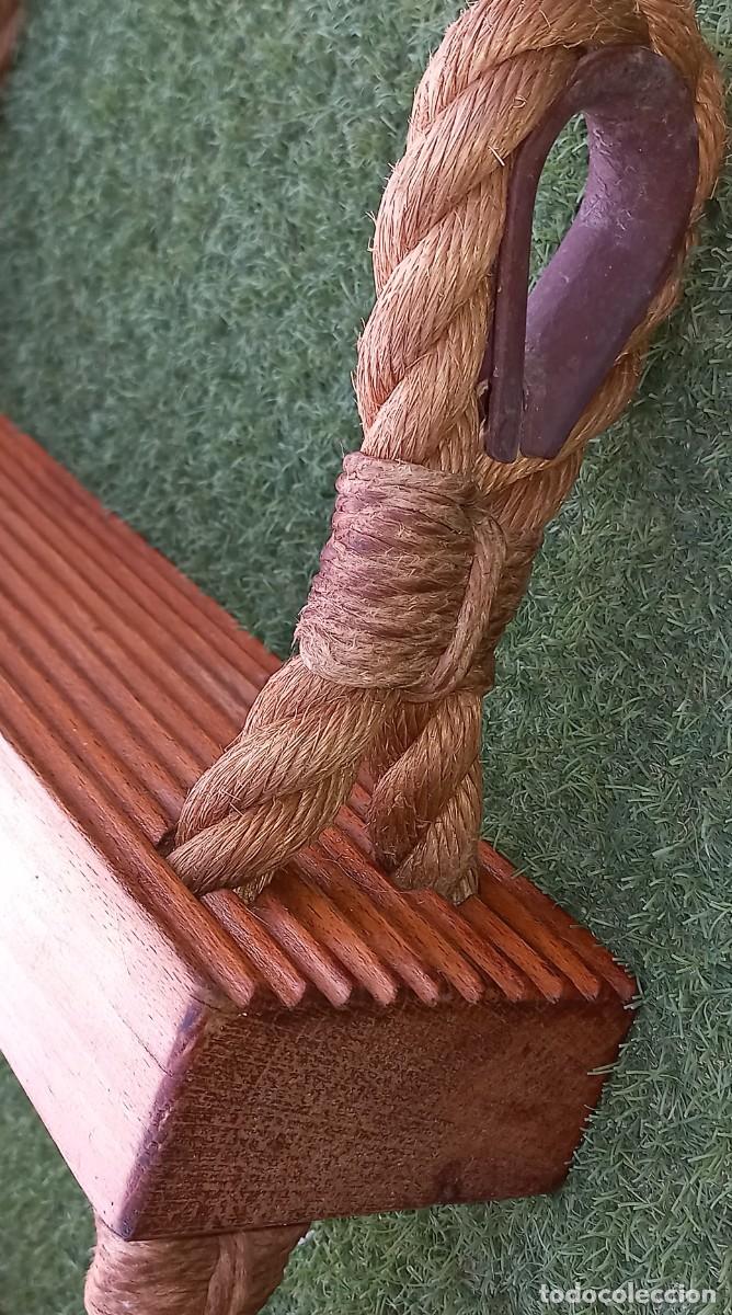Antig&uuml;edades: ESCALERA DE PRACTICO , GATO , BARCO DE 4 PIES - Foto 2