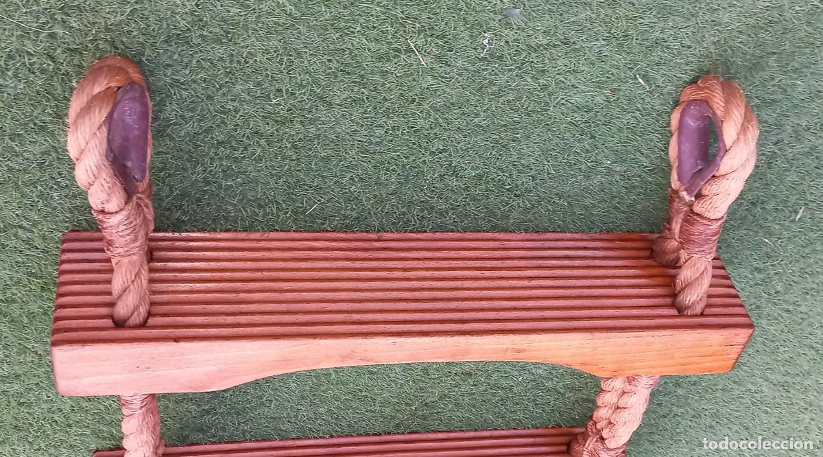 Antig&uuml;edades: ESCALERA DE PRACTICO , GATO , BARCO DE 4 PIES - Foto 9