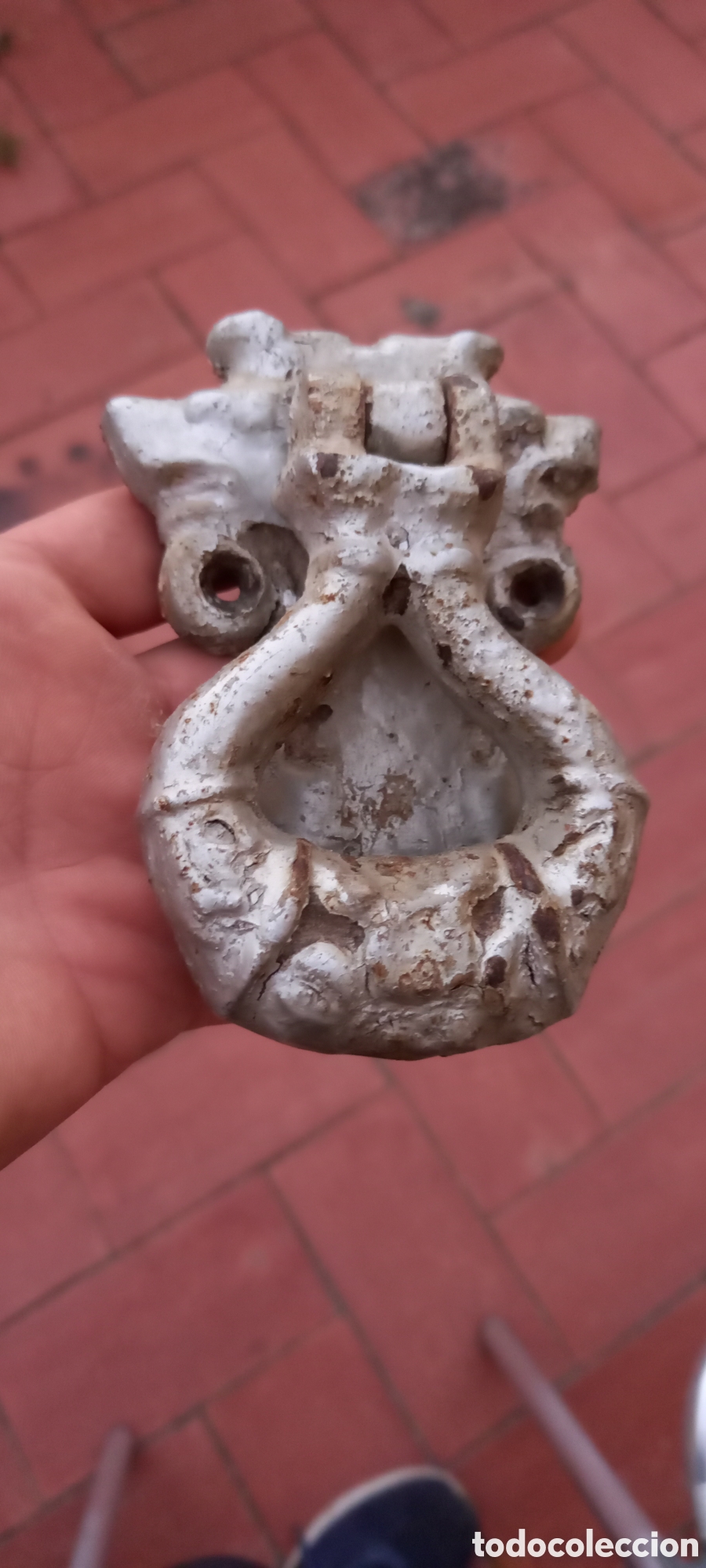 Antig&uuml;edades: ANTIGUA Y BONITA ALDABA O PICAPORTE - Foto 2