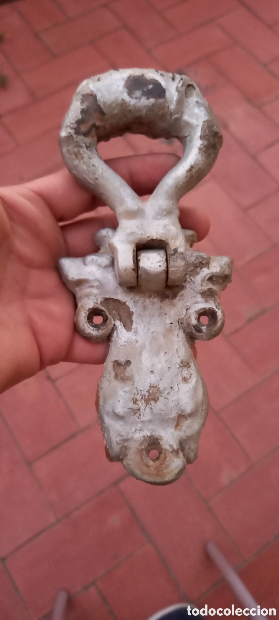 Antig&uuml;edades: ANTIGUA Y BONITA ALDABA O PICAPORTE - Foto 3