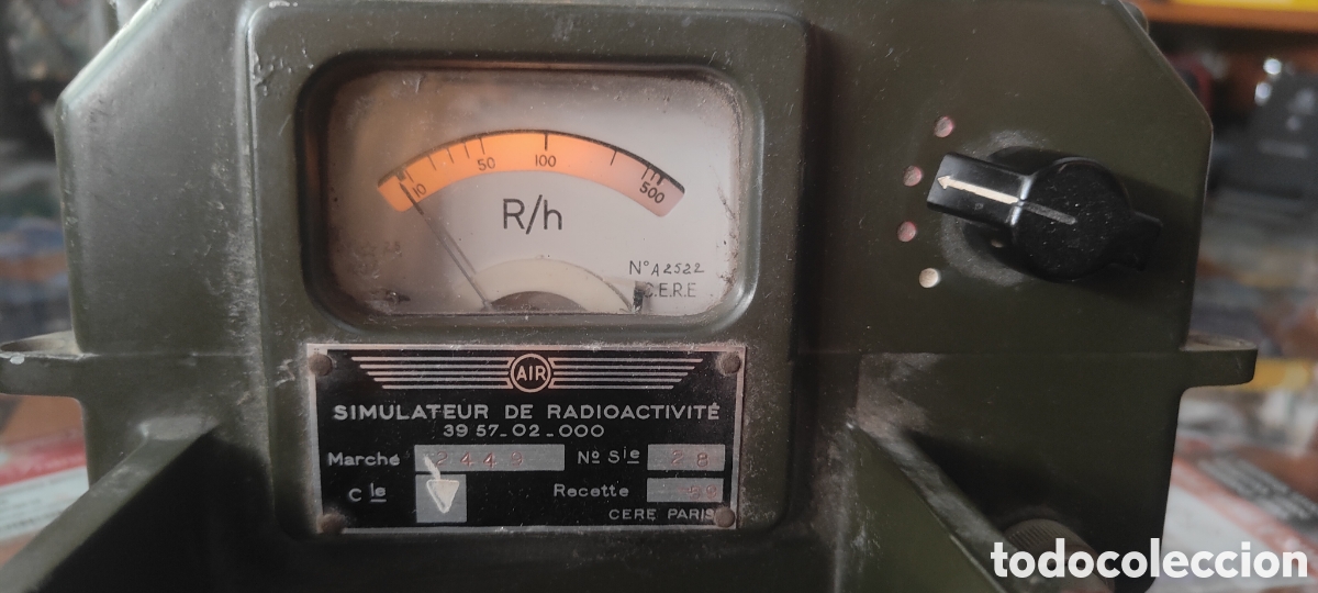 Antig&uuml;edades: SIMULADOR DE RADIOACTIVIDAD DEL EJERCITO FRANCES - Foto 3