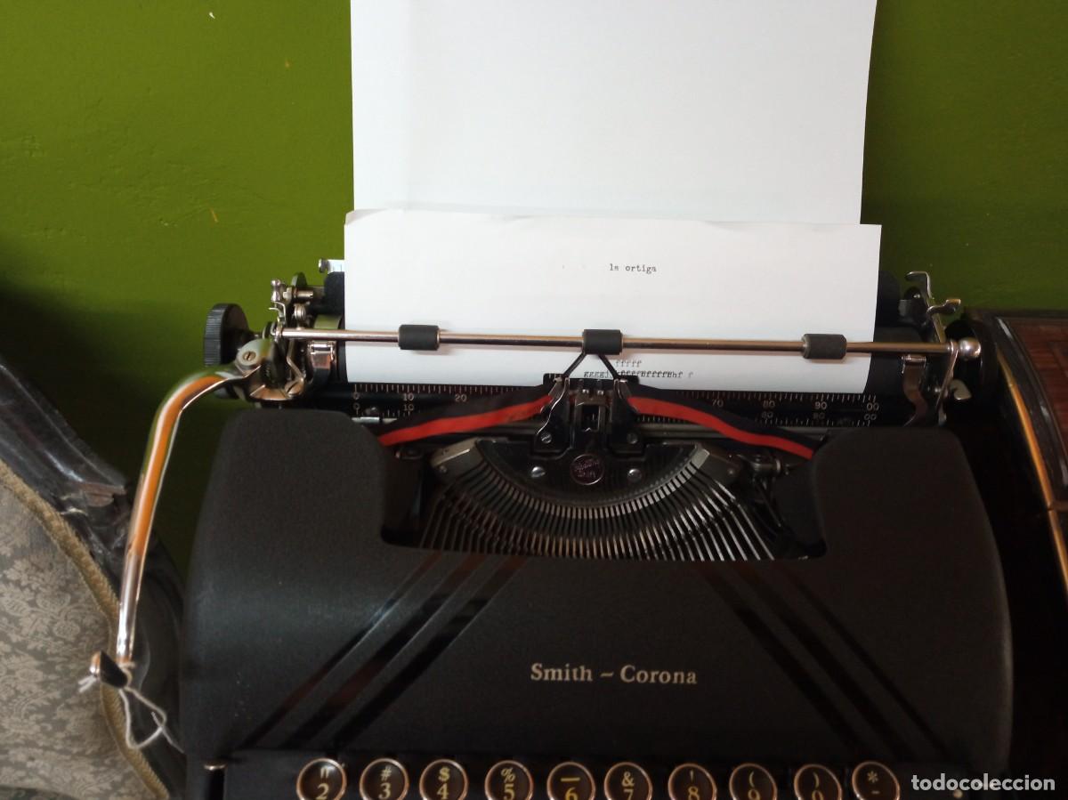 Antig&uuml;edades: maquina de escribir smith-corona - Foto 2