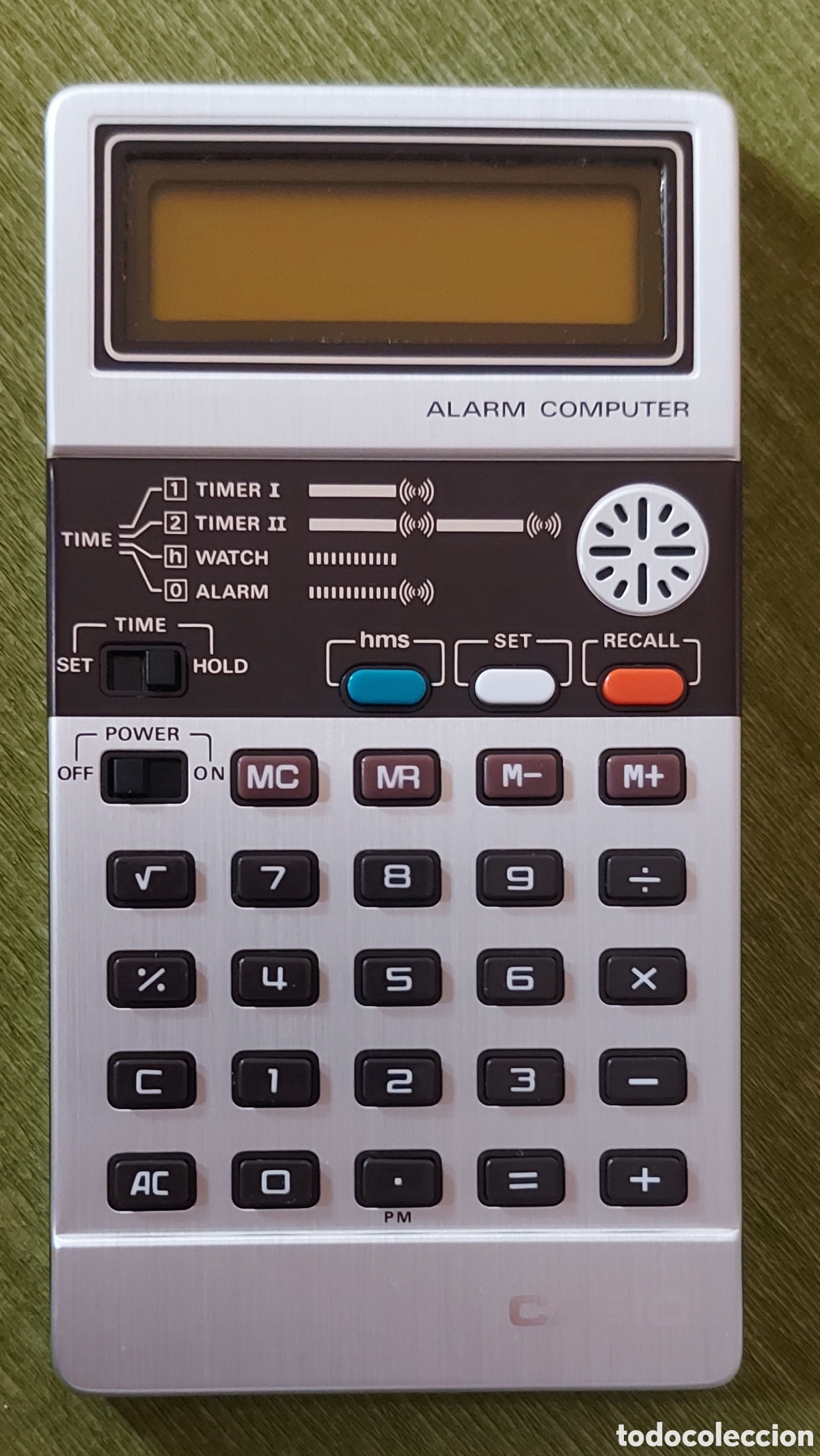 Antig&uuml;edades: Calculadora Casio Alarm Computer con funda, caja e instrucciones - Foto 1