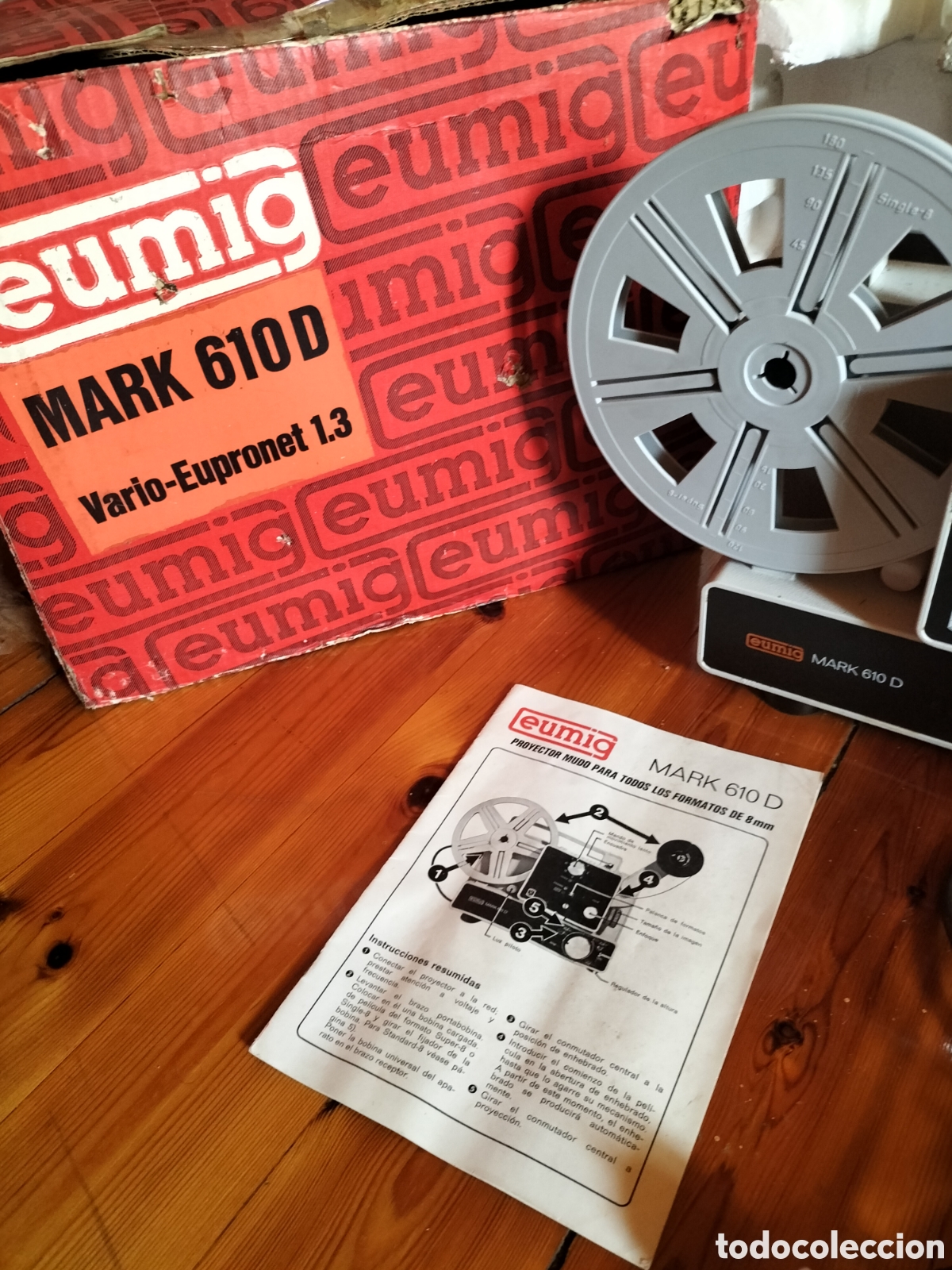Antig&uuml;edades: Proyector Eumig Mark 610 D. Con su caja. - Foto 3