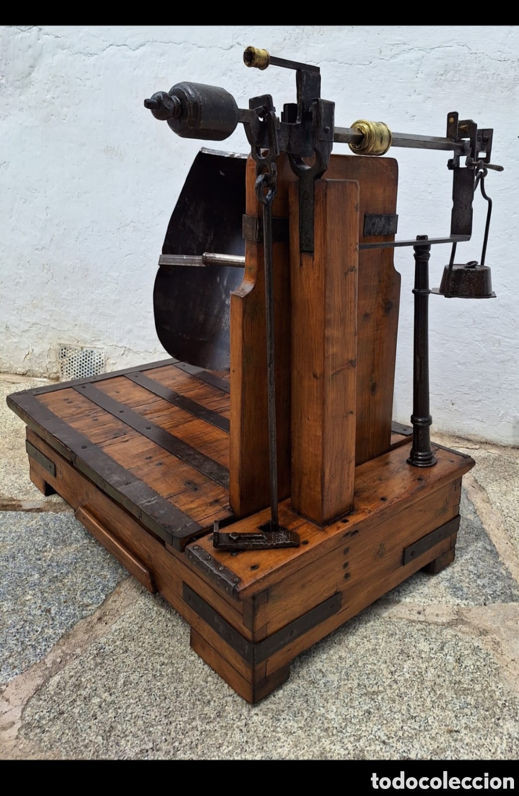 Antig&uuml;edades: Antig&uuml;a bascula de pesaje - Foto 3