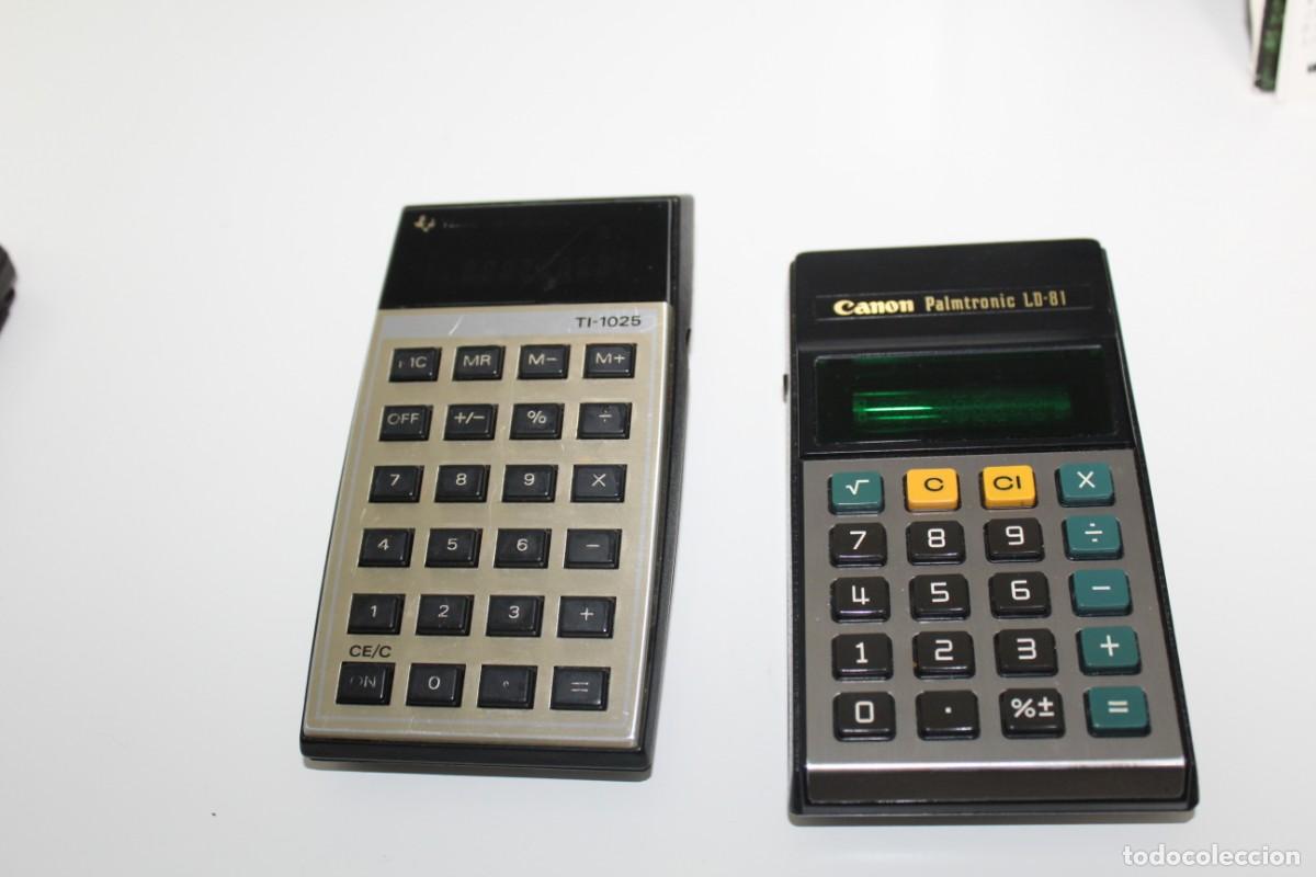 Antig&uuml;edades: LOTE DE CALCULADORAS DE VARIAS MARCAS - Foto 4