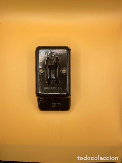 Antig&uuml;edades: INTERRUPTOR DE BAQUELITA VINTAGE - Foto 4
