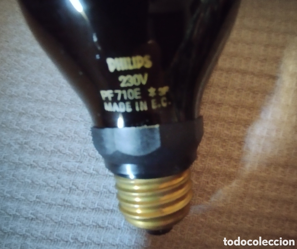 Antig&uuml;edades: LAMPARA PHILIPS PARA CUARTO OSCURO 230V E27PF710E - Foto 3