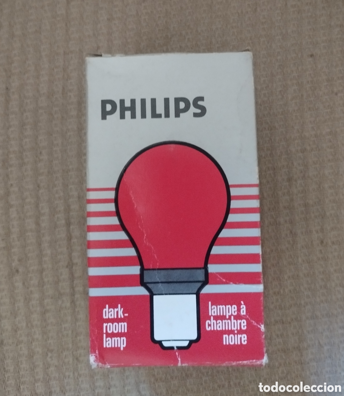 Antig&uuml;edades: LAMPARA PHILIPS PARA CUARTO OSCURO 220 230 E27 PF711E - Foto 1