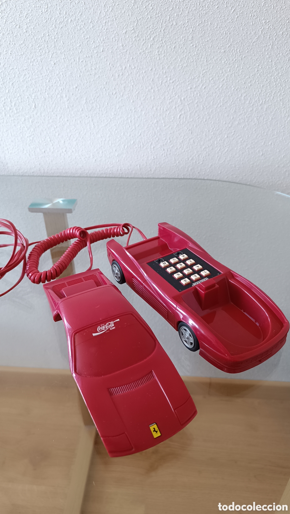 Tel&eacute;fonos: Tel&eacute;fono Ferrari Coca-Cola Rojo - Foto 6