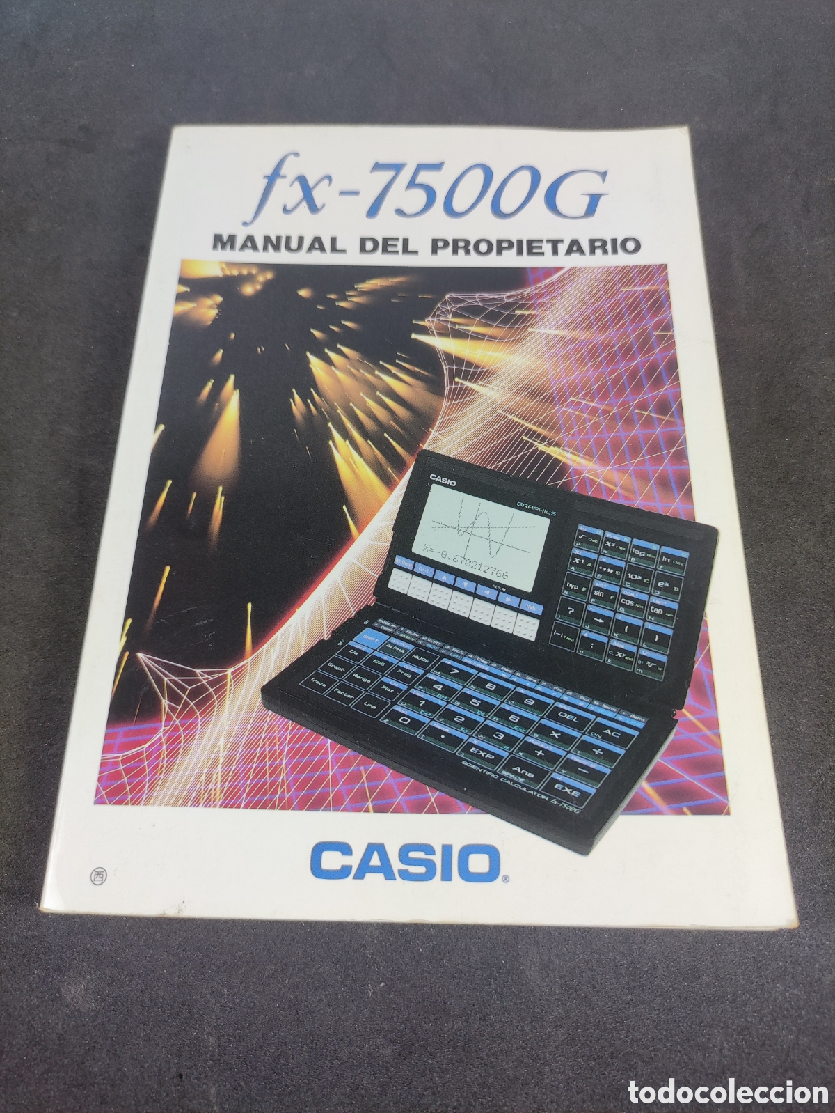 Antig&uuml;edades: Manual calculadora Casio fx-7500G espa&ntilde;ol - Foto 1