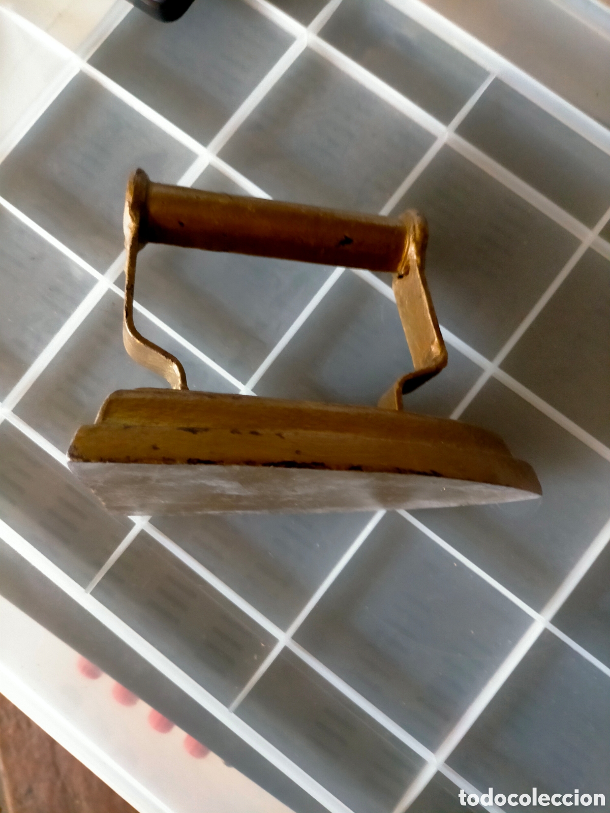 Antig&uuml;edades: LOTE 5 PLANCHAS DE HIERRO JJ - Foto 10