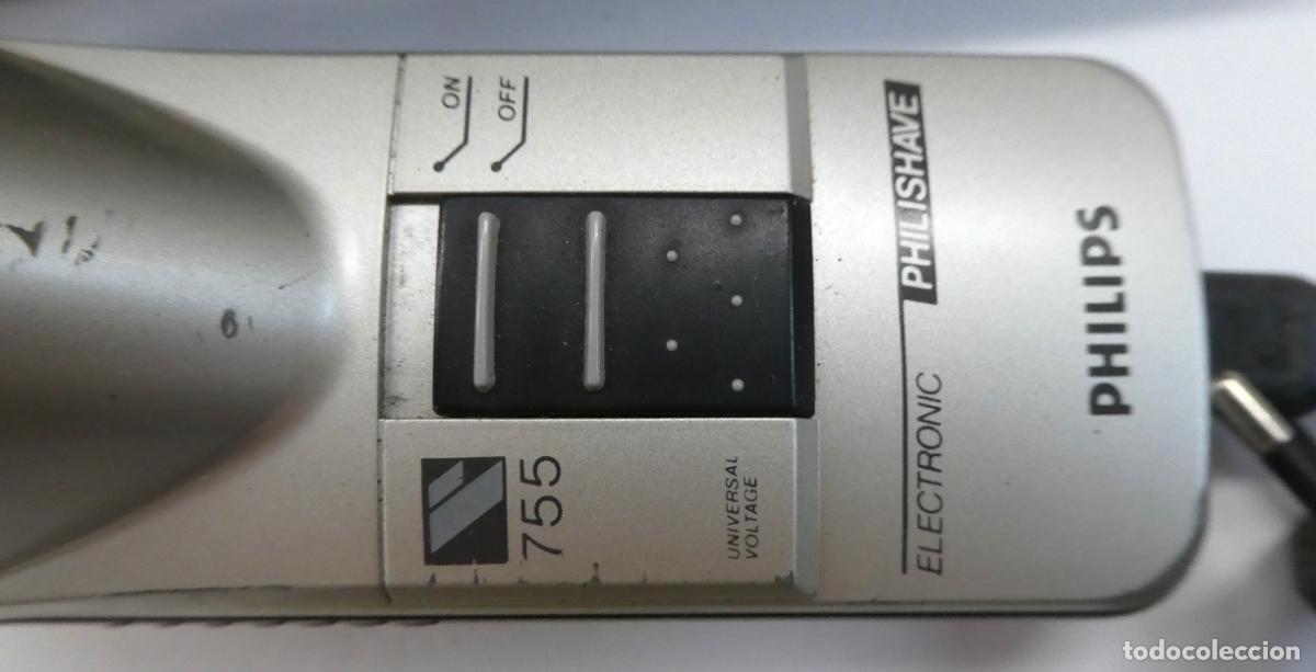 Antig&uuml;edades: Maquinilla de Afeitar Philips 755, en su estuche - Foto 3