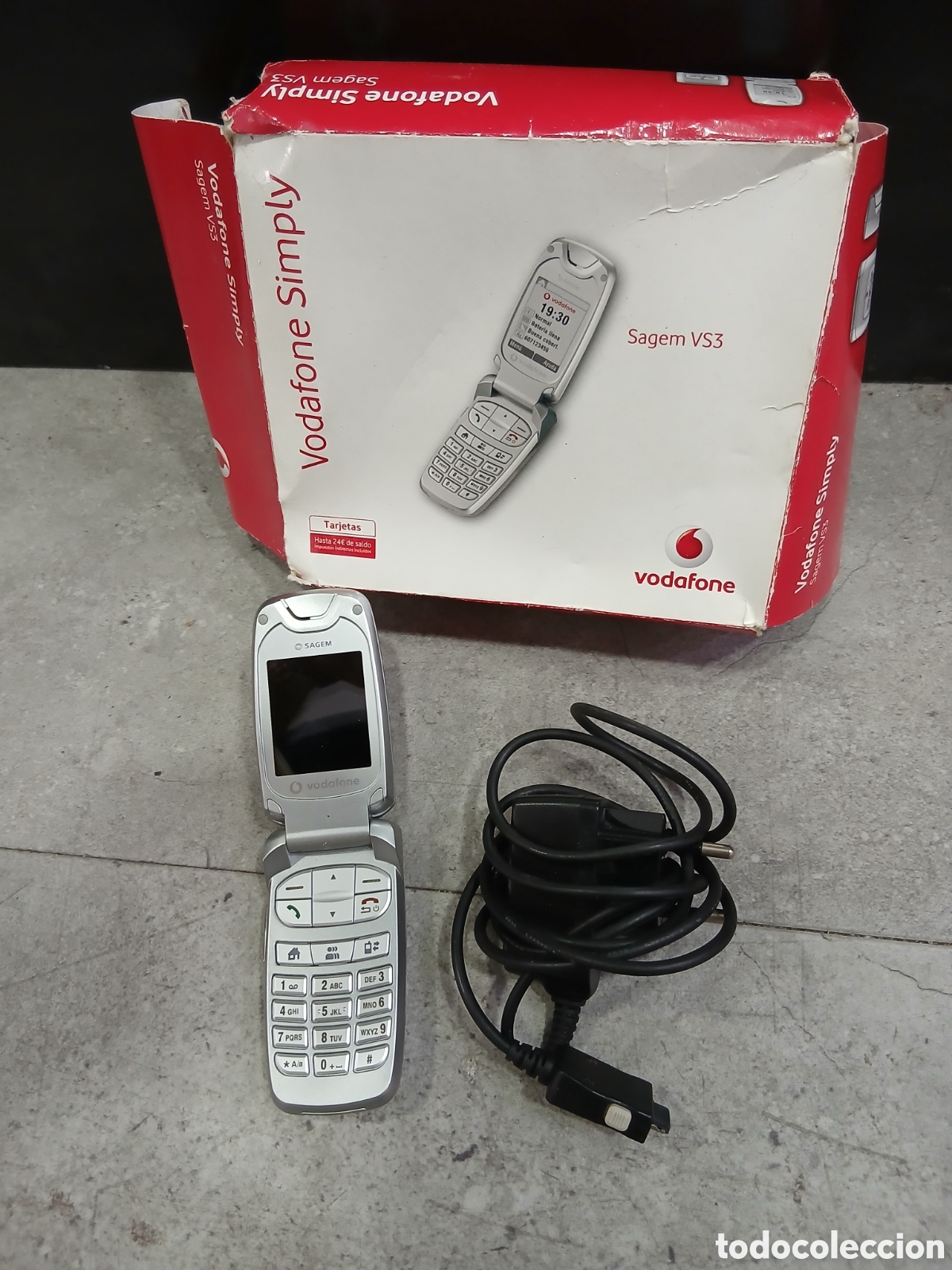 Tel&eacute;fonos: Tel&eacute;fono. Sagem SV3. Vodafone. (L125) - Foto 1