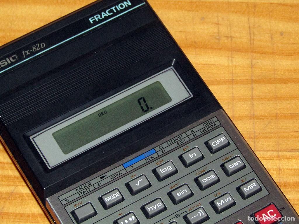 Antig&uuml;edades: ANITGUA CALCULADORA CIENTIFICA CASIO FX-82D - FUNCIONANDO - Foto 4