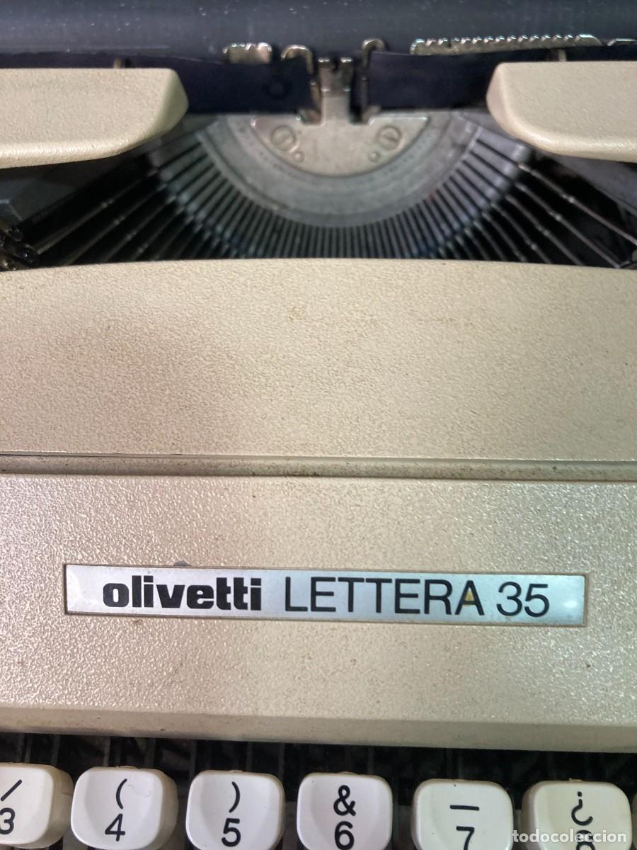 Antig&uuml;edades: M&aacute;quina de escribir Olivetti Lettera 35 - Foto 2