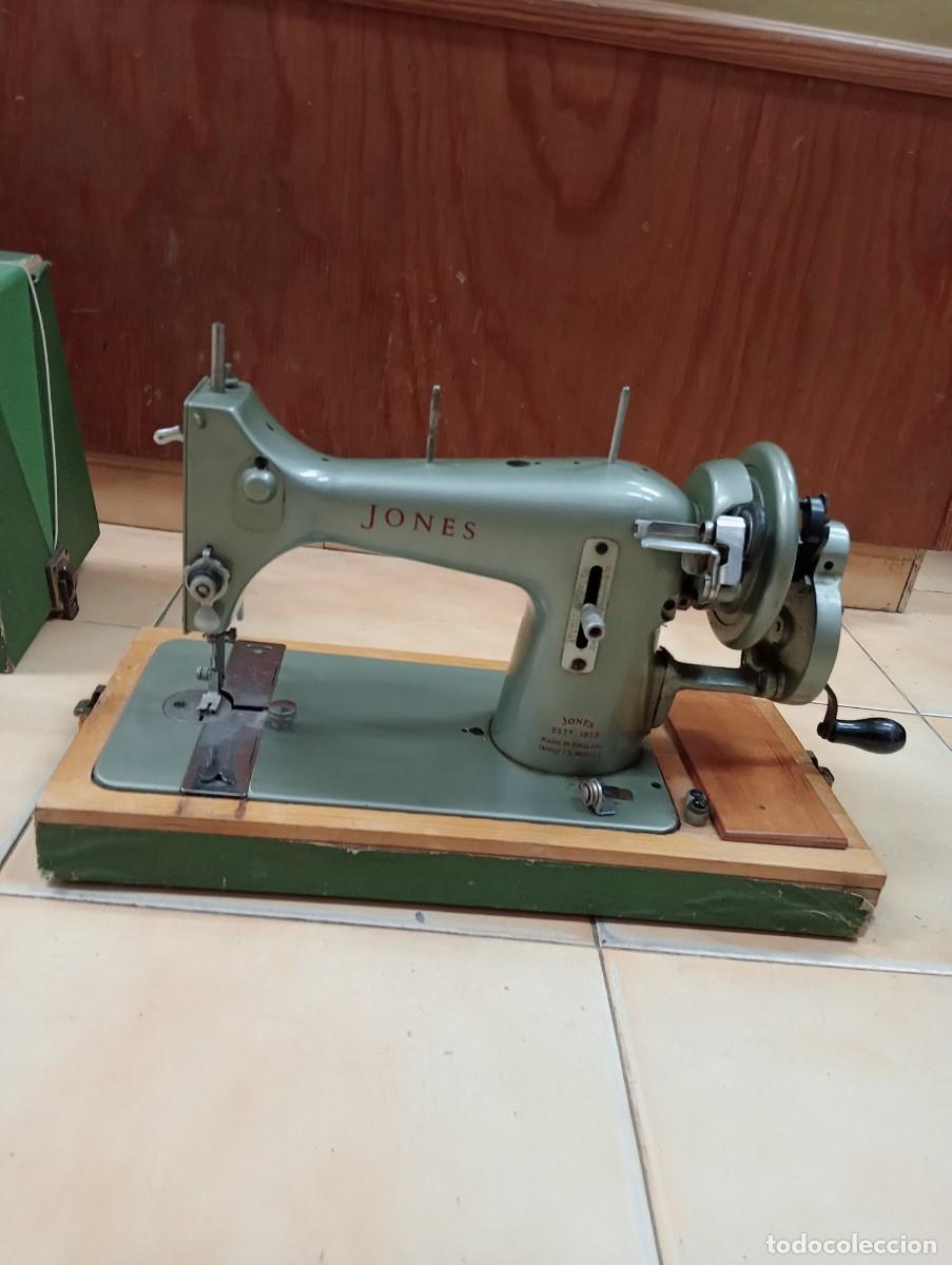 Antig&uuml;edades: Maquina coser marca Jones - Foto 3