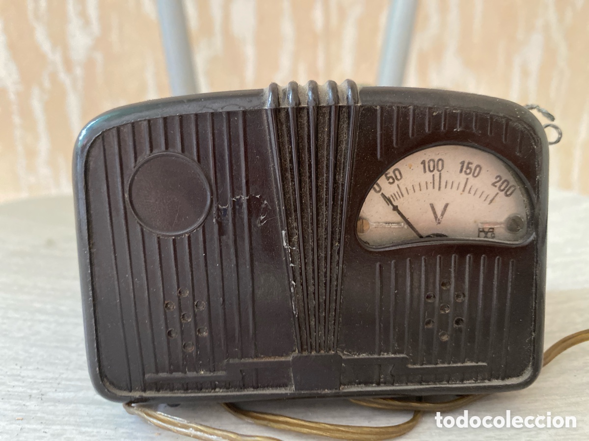 Antig&uuml;edades: Volt&iacute;metro antiguo a&ntilde;os 60 - Foto 2