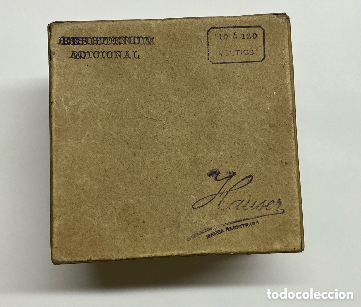 Antig&uuml;edades: ANTIGUO ENCHUFE HAUSER DE PORCELANA - Foto 4