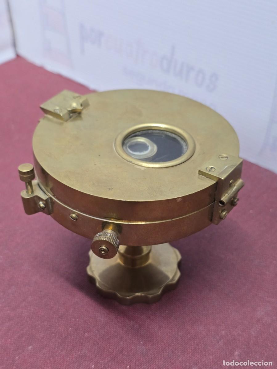Antig&uuml;edades: Ant&iacute;gua Br&uacute;jula n&aacute;utica de bronce - Foto 6