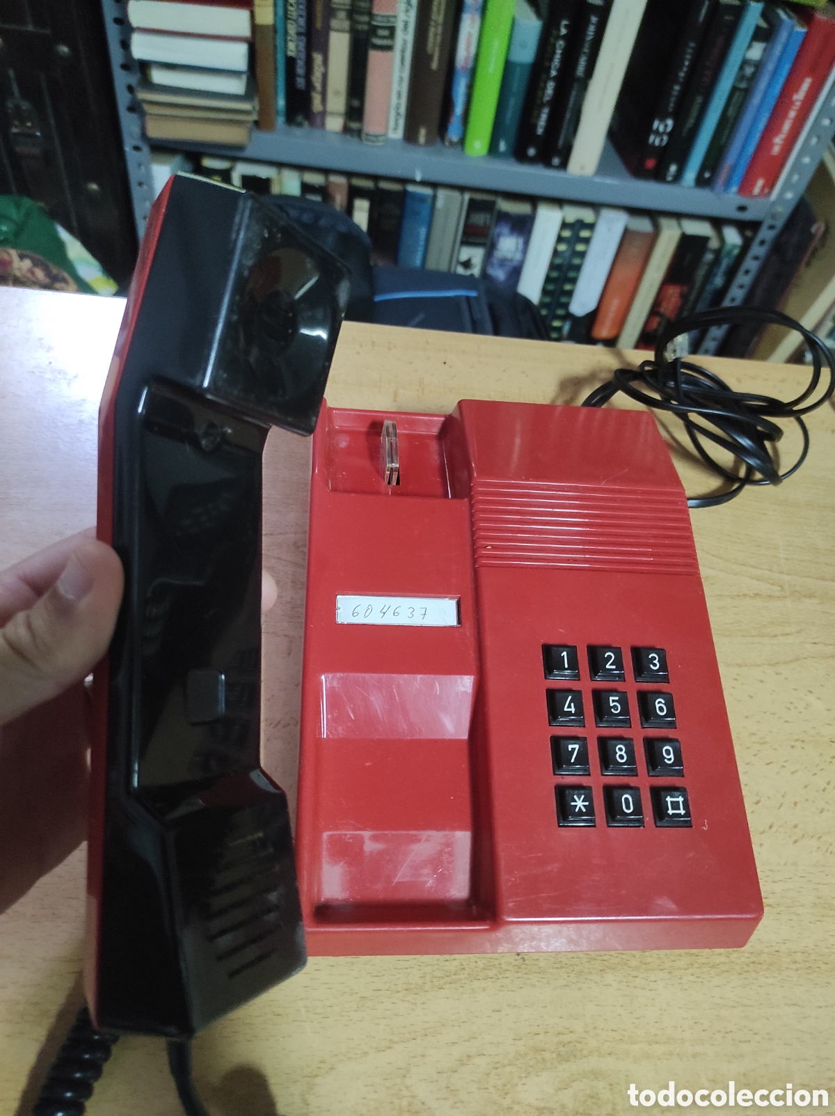 Tel&eacute;fonos: TELEFONO TEIDE ROJO DE SESA A&Ntilde;O 1987 - Foto 2