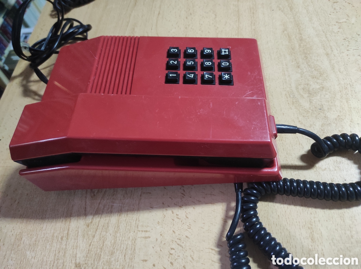 Tel&eacute;fonos: TELEFONO TEIDE ROJO DE SESA A&Ntilde;O 1987 - Foto 3