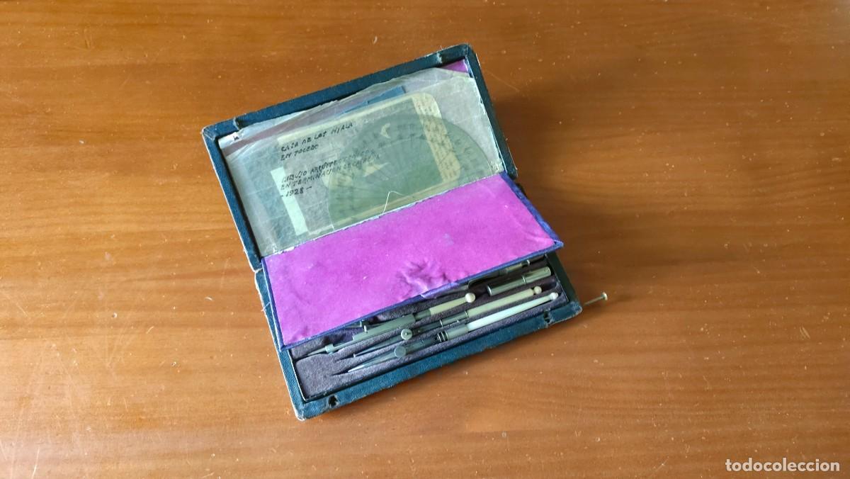 Antig&uuml;edades: ANTIGUO ESTUCHE COMPAS PERFECTIONNES CAJA DE COMPASES - Foto 9