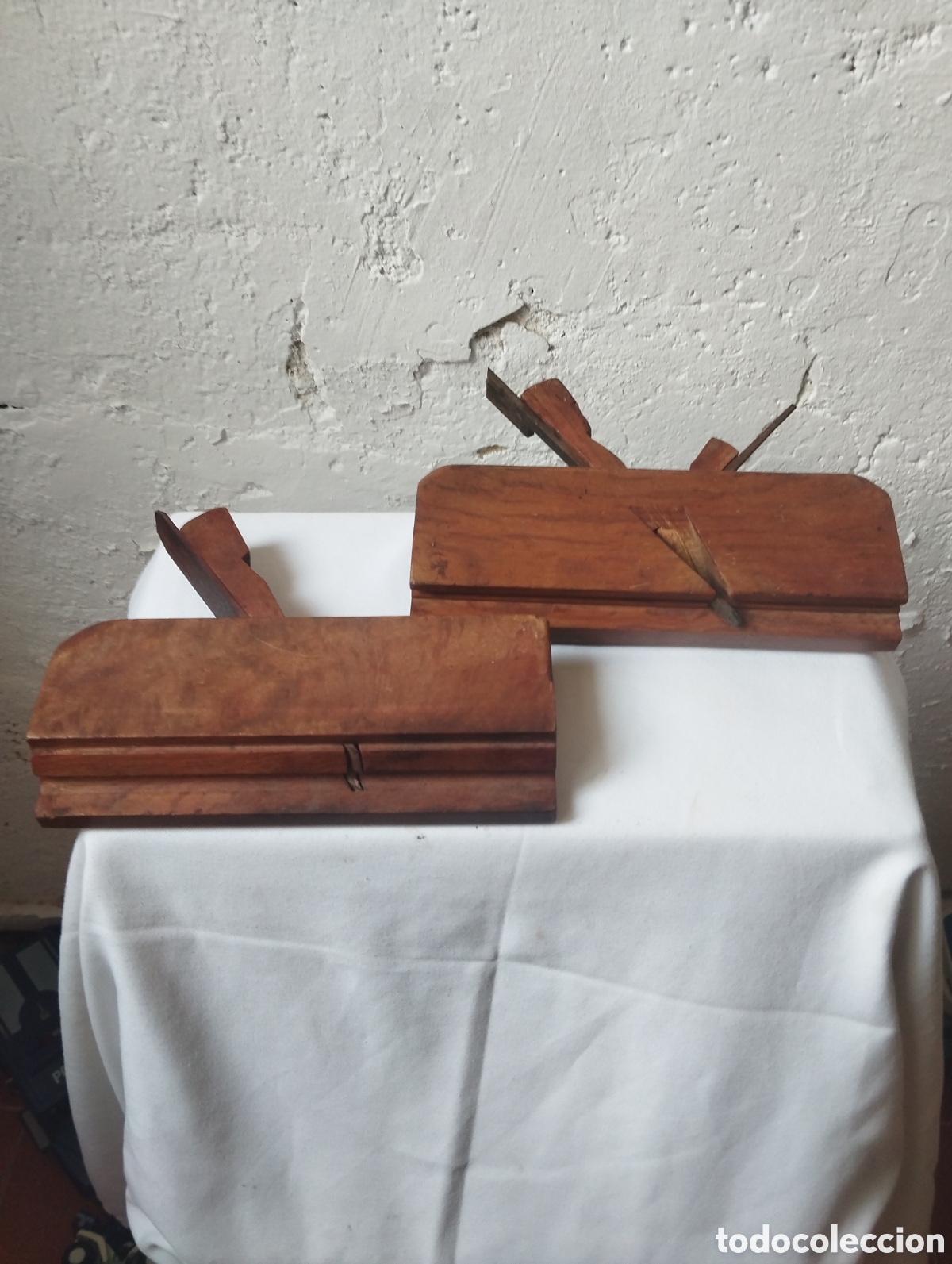 Antig&uuml;edades: PAREJA DE CEPILLOS DE CARPINTERO - Foto 9