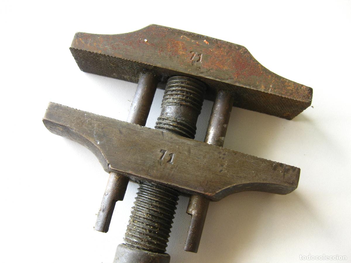 Antig&uuml;edades: ANTIGUA LLAVE INGLESA DE GRAN TAMA&Ntilde;O - Foto 2