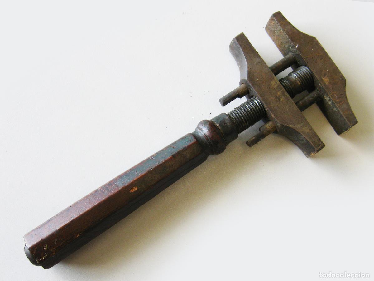 Antig&uuml;edades: ANTIGUA LLAVE INGLESA DE GRAN TAMA&Ntilde;O - Foto 4