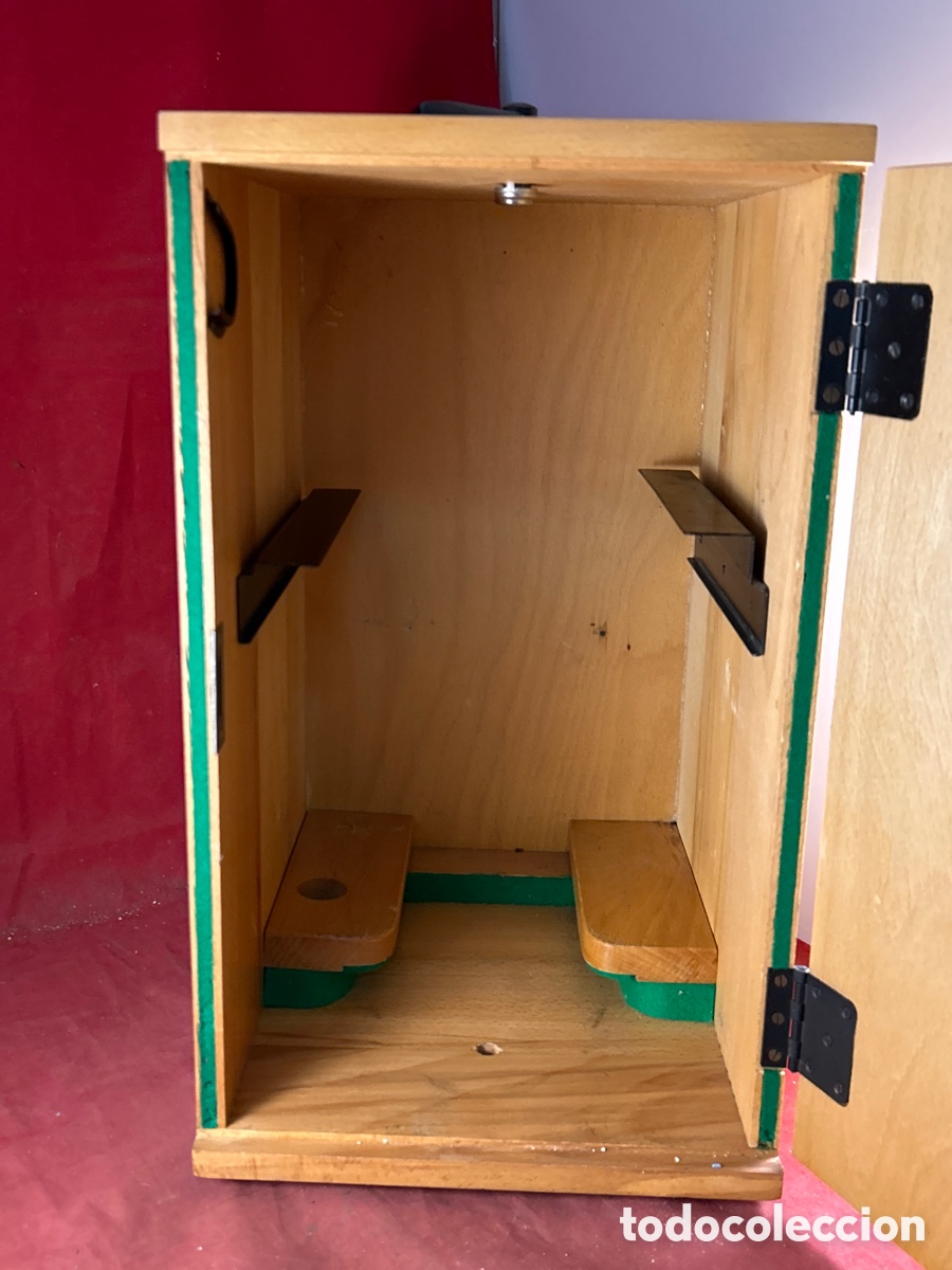 Antig&uuml;edades: CAJA DE MADERA DE ALG&Uacute;N APARATO - Foto 3