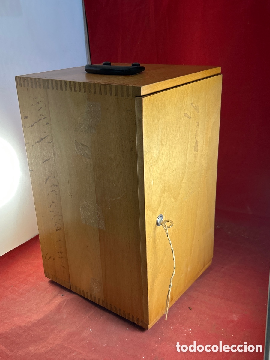 Antig&uuml;edades: CAJA DE MADERA DE ALG&Uacute;N APARATO - Foto 5