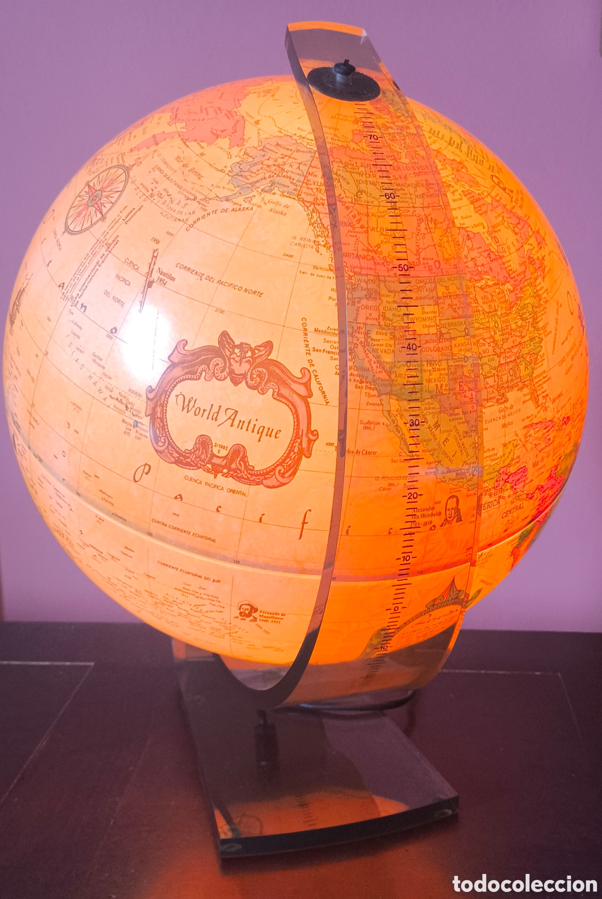 Antig&uuml;edades: GLOBO TERR&Aacute;QUEO JORDGLOB PLASTIC SCAN-GLOBE DENMARK 1992 - Foto 8