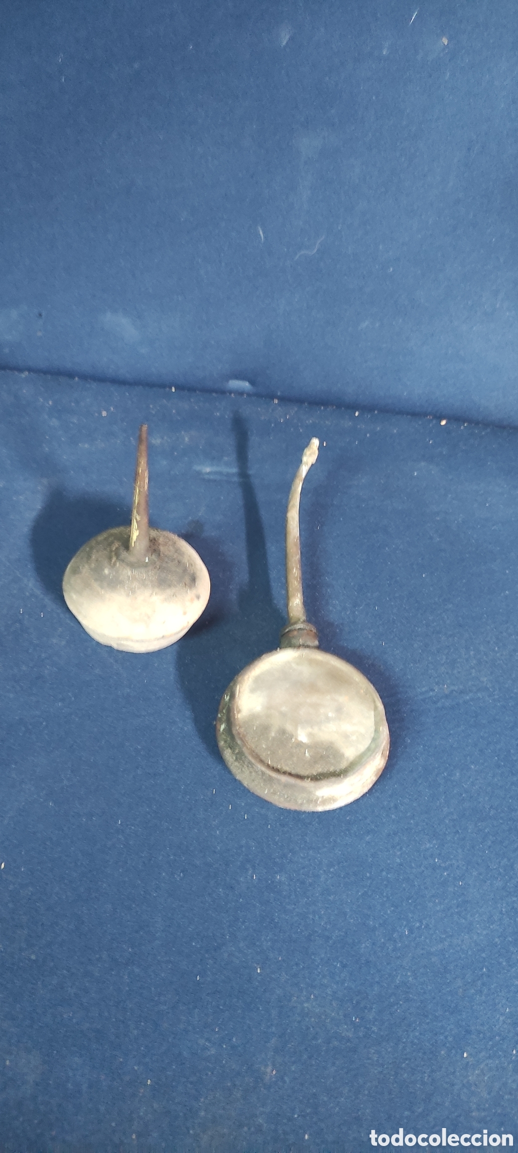 Antig&uuml;edades: Antiguas aceiteras de metal - Foto 2